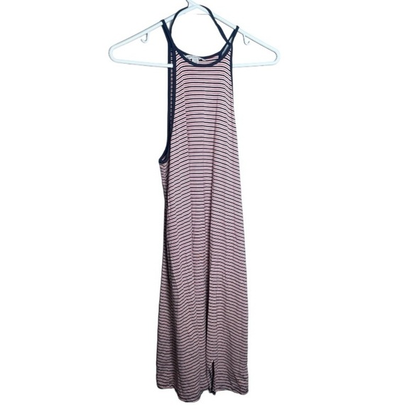 American Eagle Small Dress Bodycon Stripe Fitted Midi Dresses Summer Vacation Sm - Picture 3 of 8